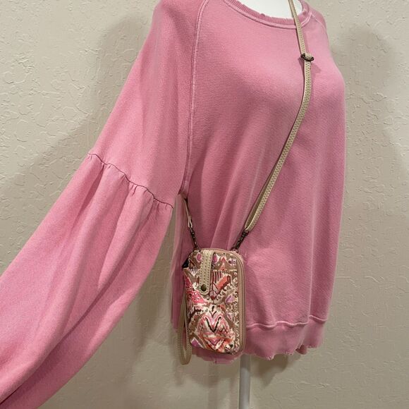 ~ New: Sakroots Crossbody Purse Salinas Smartphone Wallet Zip Pocket Bag, No Tag - Picture 3 of 15